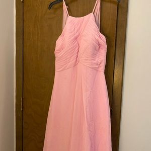 Worn once. Style in Azazie Ginger, color Candy Pink, size A6